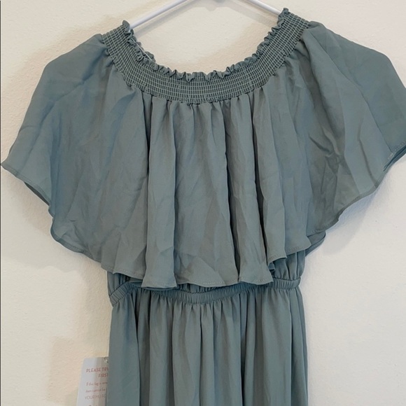 SMYM Hacienda maxi dress sage green XXS - Picture 3 of 9